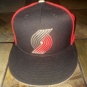 Black and Red Cap with trailblazer Logo